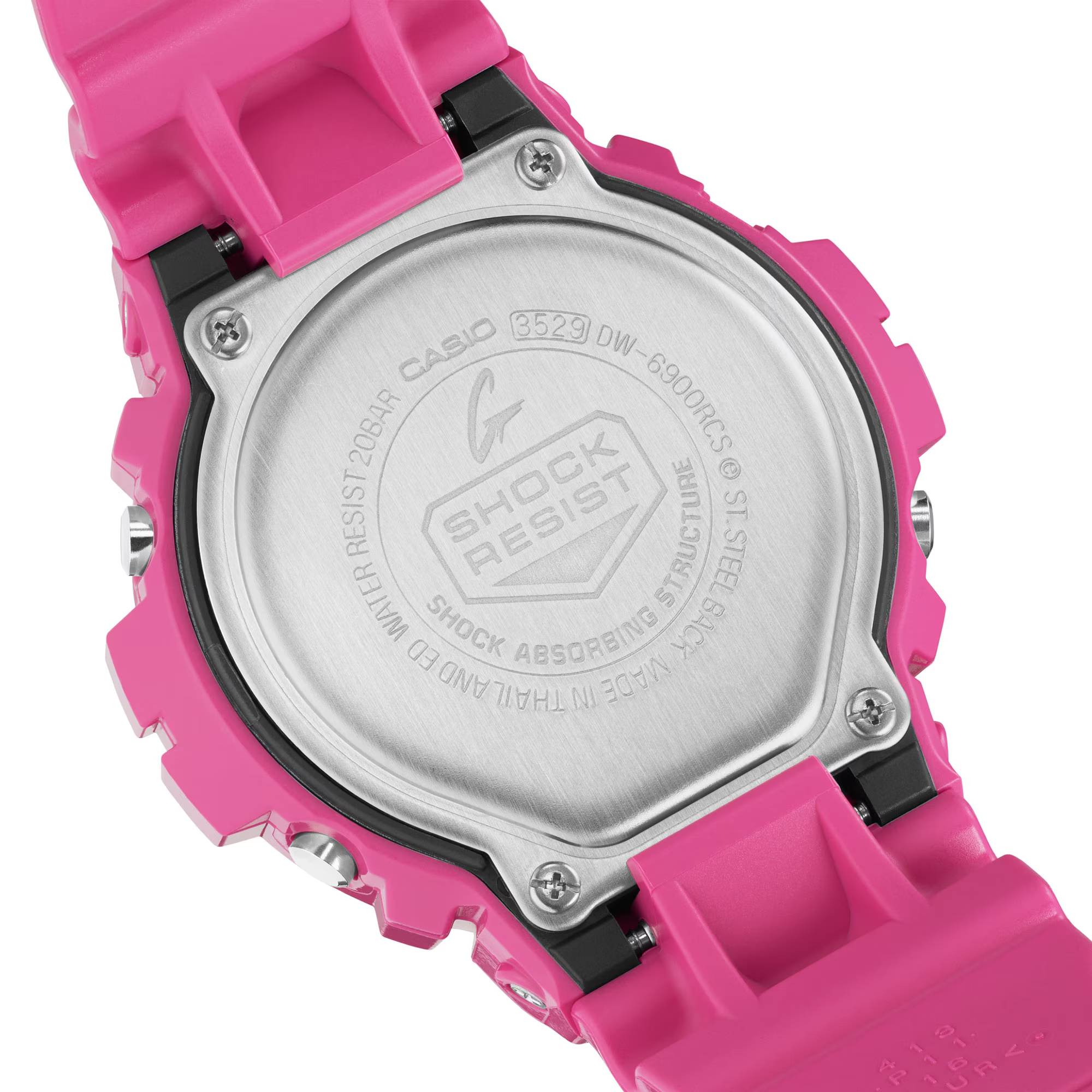 Orologio Unisex Casio G-SHOCK Quarzo Digitale Rosa Argento DW-6900RCS-4ER