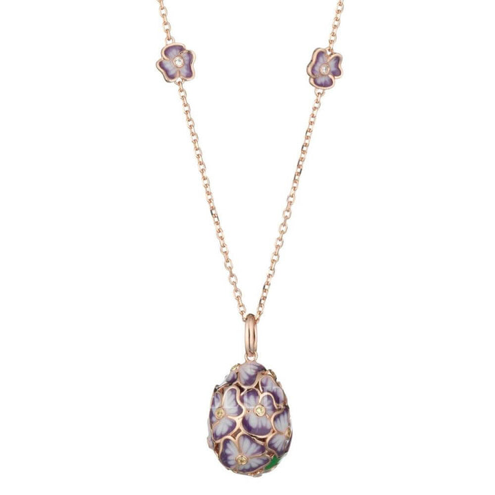 Collana Donna Tsars Argento Rosè 925 Fiori Smalto Zirconi TMP05RVI