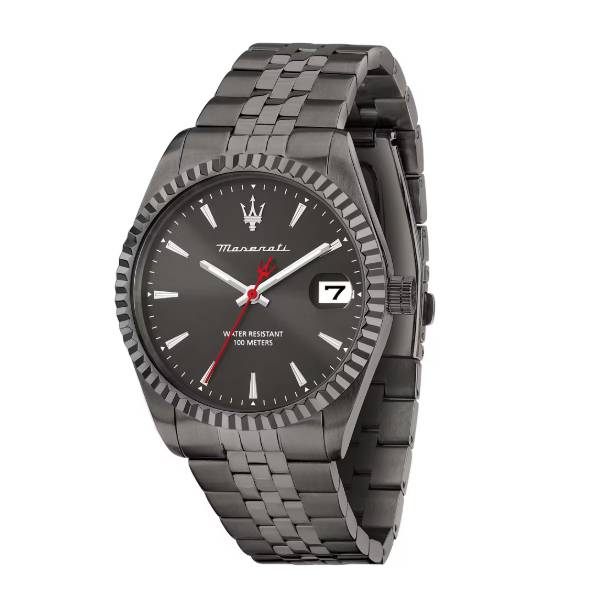 Orologio Uomo Maserati Competizione Acciaio Nero Data Quarzo R8853100054