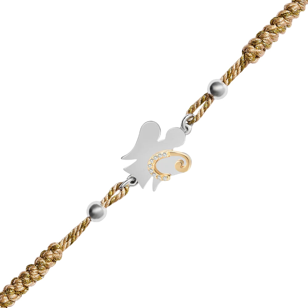 Bracciale Donna Argento 925 Roberto Giannotti Cordino Iniziale C GIA700C