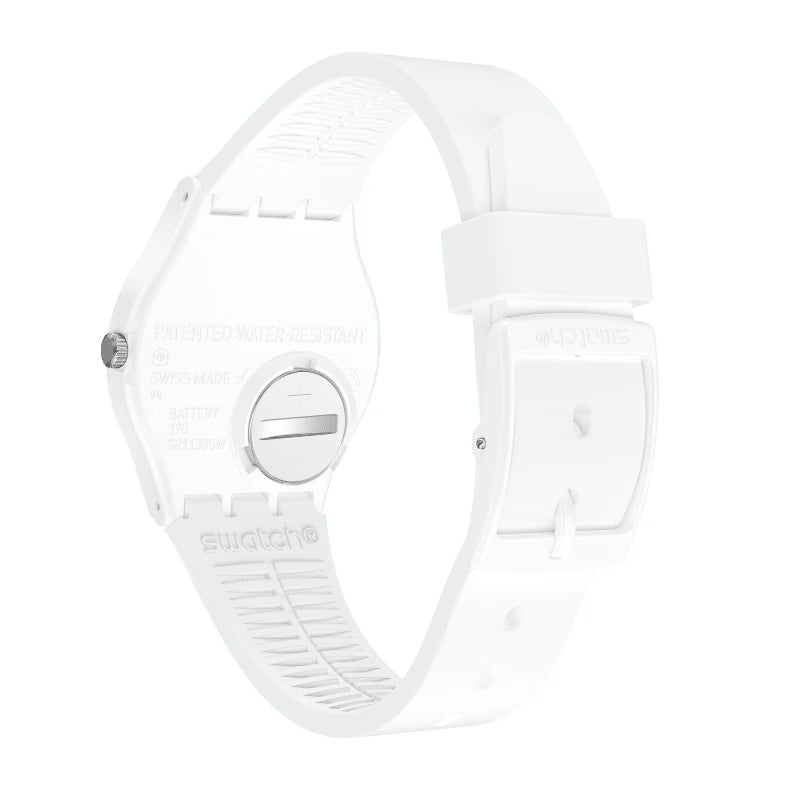 Orologio Donna Swatch Purest Love Quarzo Solo Tempo Bianco Rosso SO28W109