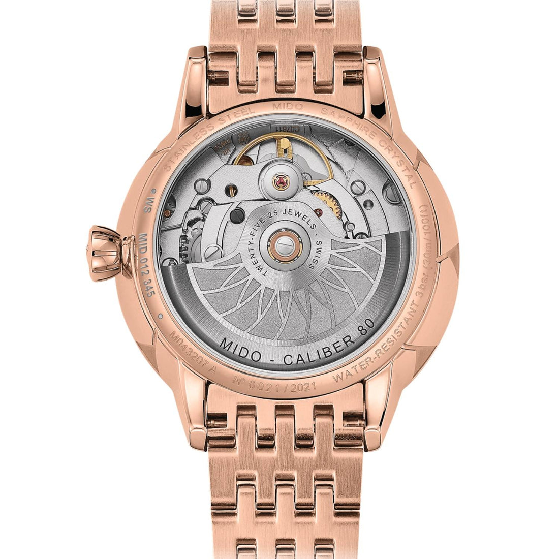 Orologio Mido Donna Automatico Limited Edition Madreperla Zaffiri M0432073310900