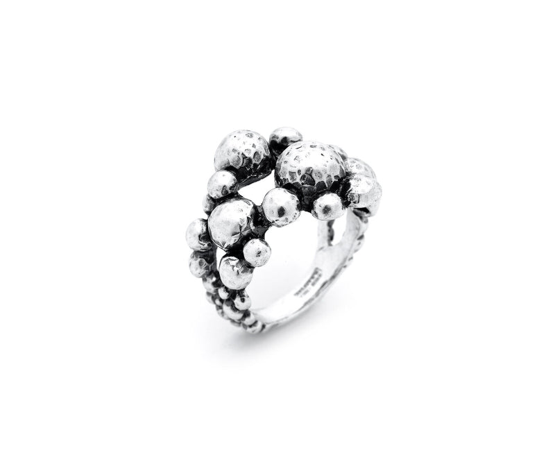 Anello Donna Giovanni Raspini Argento 925 Bubbles Lastra Grande 11573/14