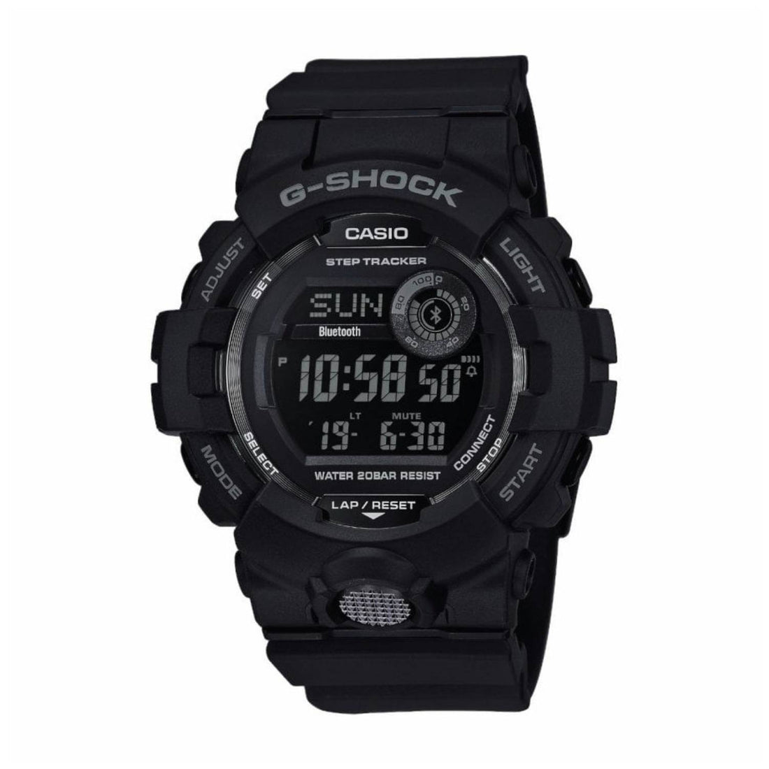 Orologio Uomo Casio G-SHOCK GBD-800-1BER Digitale Nero Quarzo Bluetooth Crono