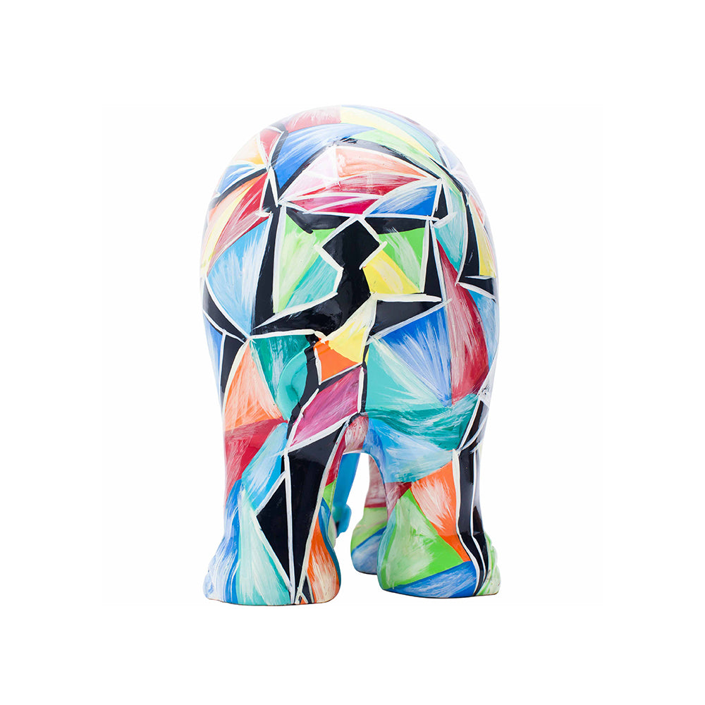 Scultura Elefante Hidden Diamonds 10 cm Resina Dipinto A Mano 8858831230873