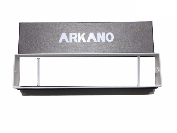 Bracciale Uomo Arkano Semirigido Acciaio Bicolore Ceramica Nera BAC29NR