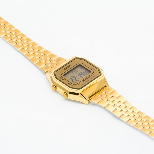 Orologio Donna Casio Quarzo Digitale Acciaio Dorato LA680WGA-9DF