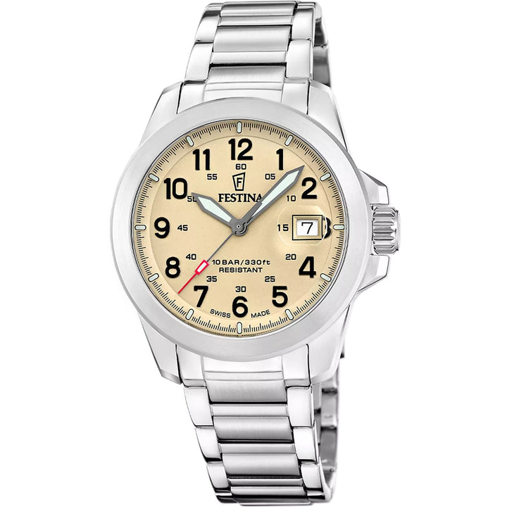 Orologio Uomo Acciaio Festina Militare Swiss Made Special Box F20081/1