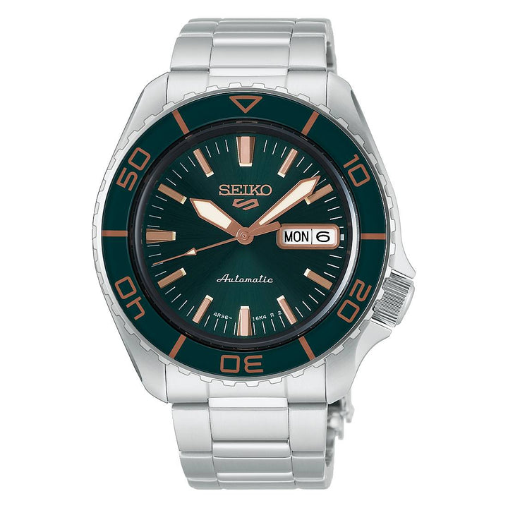 Orologio Uomo Seiko 5 Automatico SKX Verde Rosè HDB005K1