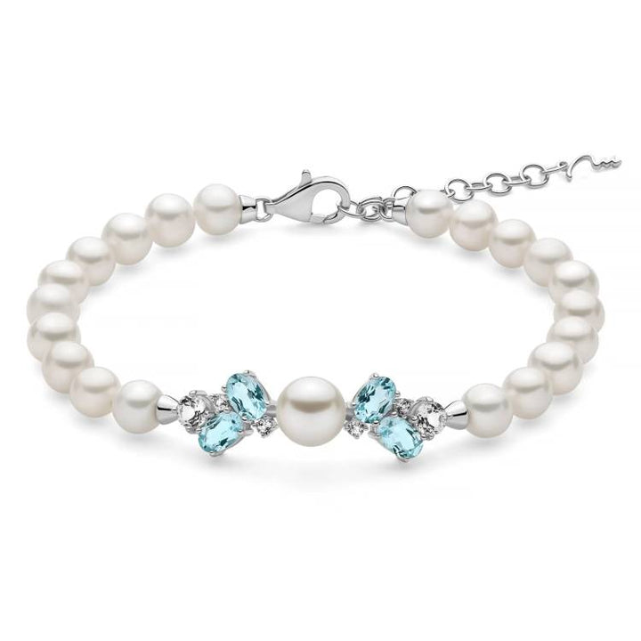 Bracciale Donna Miluna Oriente Celestia Argento 925Gemma Del Cielo PBR3822