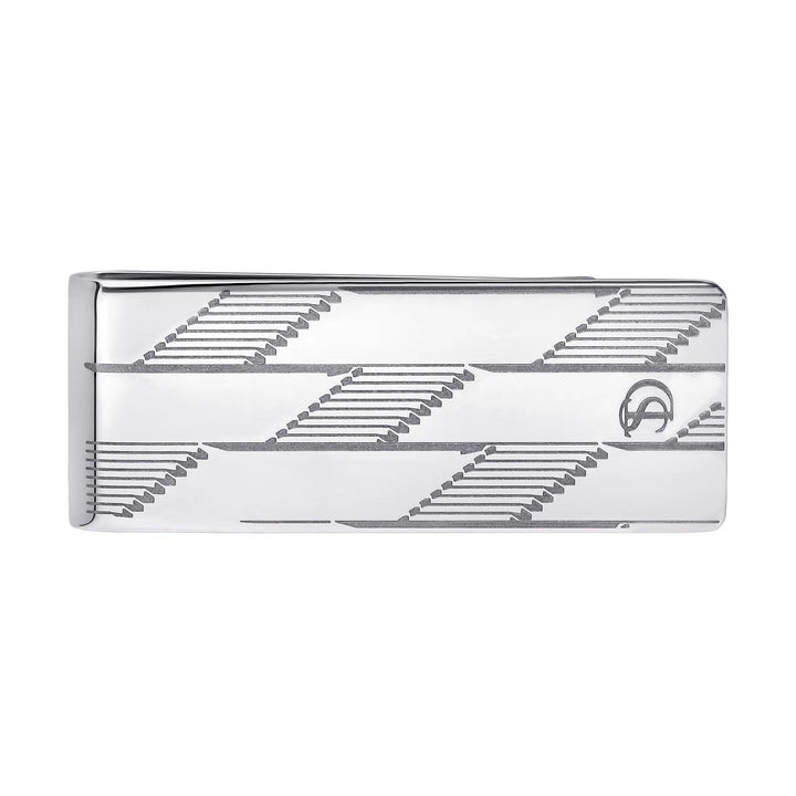 Fermasoldi Uomo Dupont Pinza Acciaio Logato Inciso Monogram 003543
