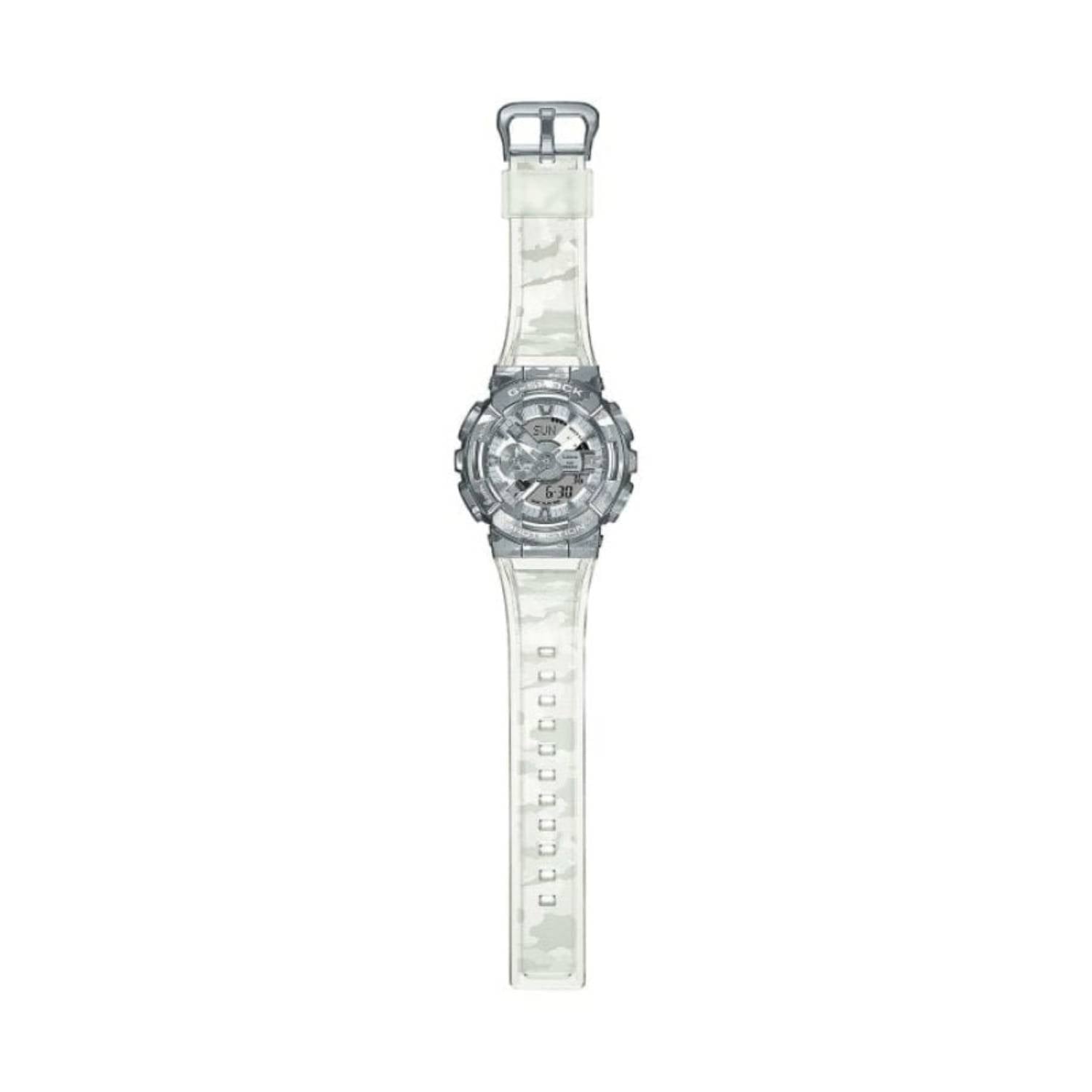 Orologio Uomo Casio G-SHOCK Gomma Acciaio Quarz Analogico Digital GM-110SCM-1AER