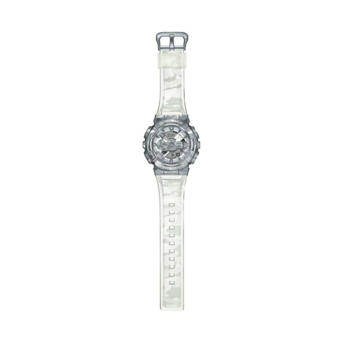 Orologio Uomo Casio G-SHOCK Gomma Acciaio Quarz Analogico Digital GM-110SCM-1AER