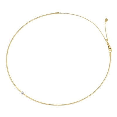 Collana Donna Ponte Vecchio Gioielli Oro Bicolore 18 KT Diamante CG1881BRY