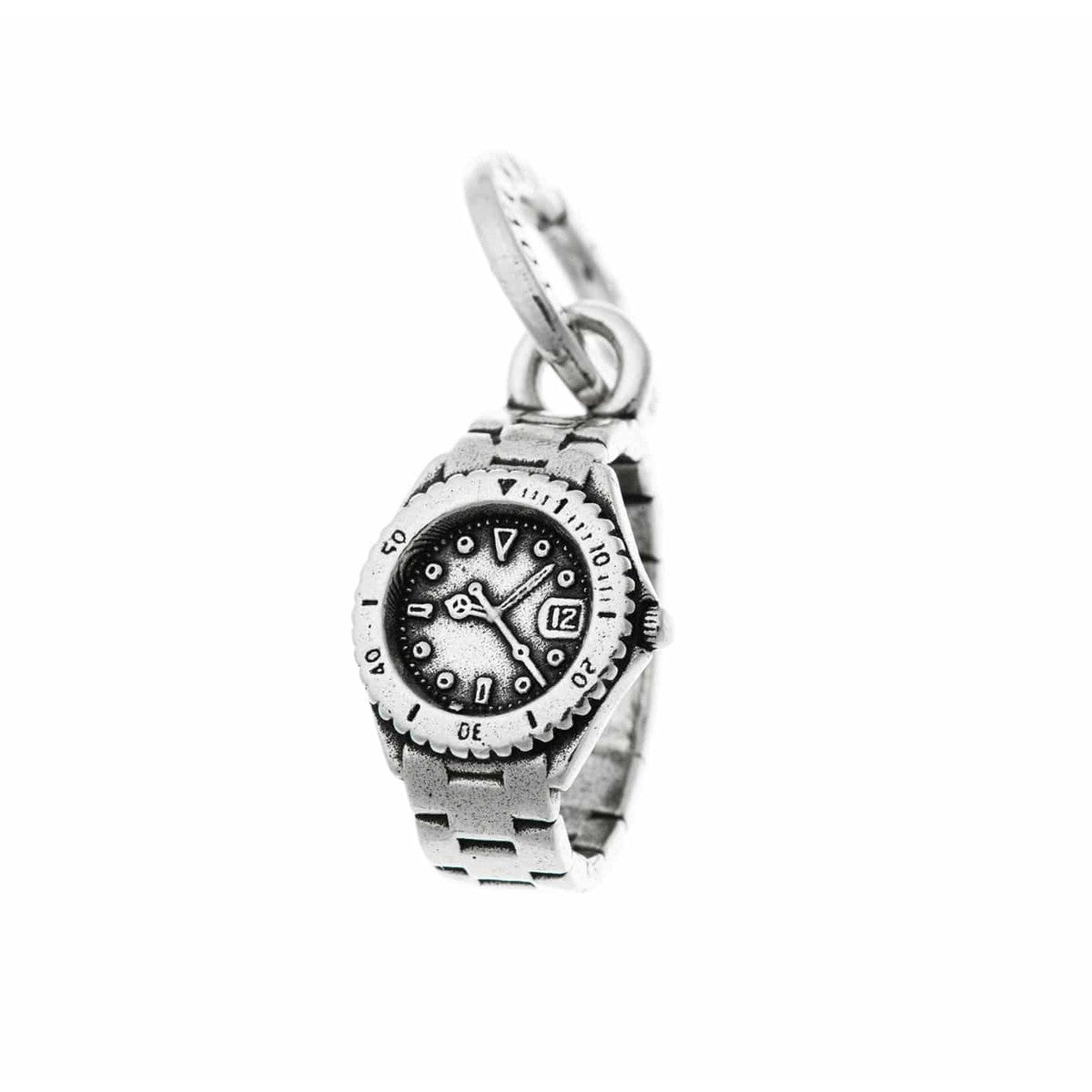 Charm Unisex Giovanni Raspini Argento 925 Orologio Sub Realizzato A Mano 09920