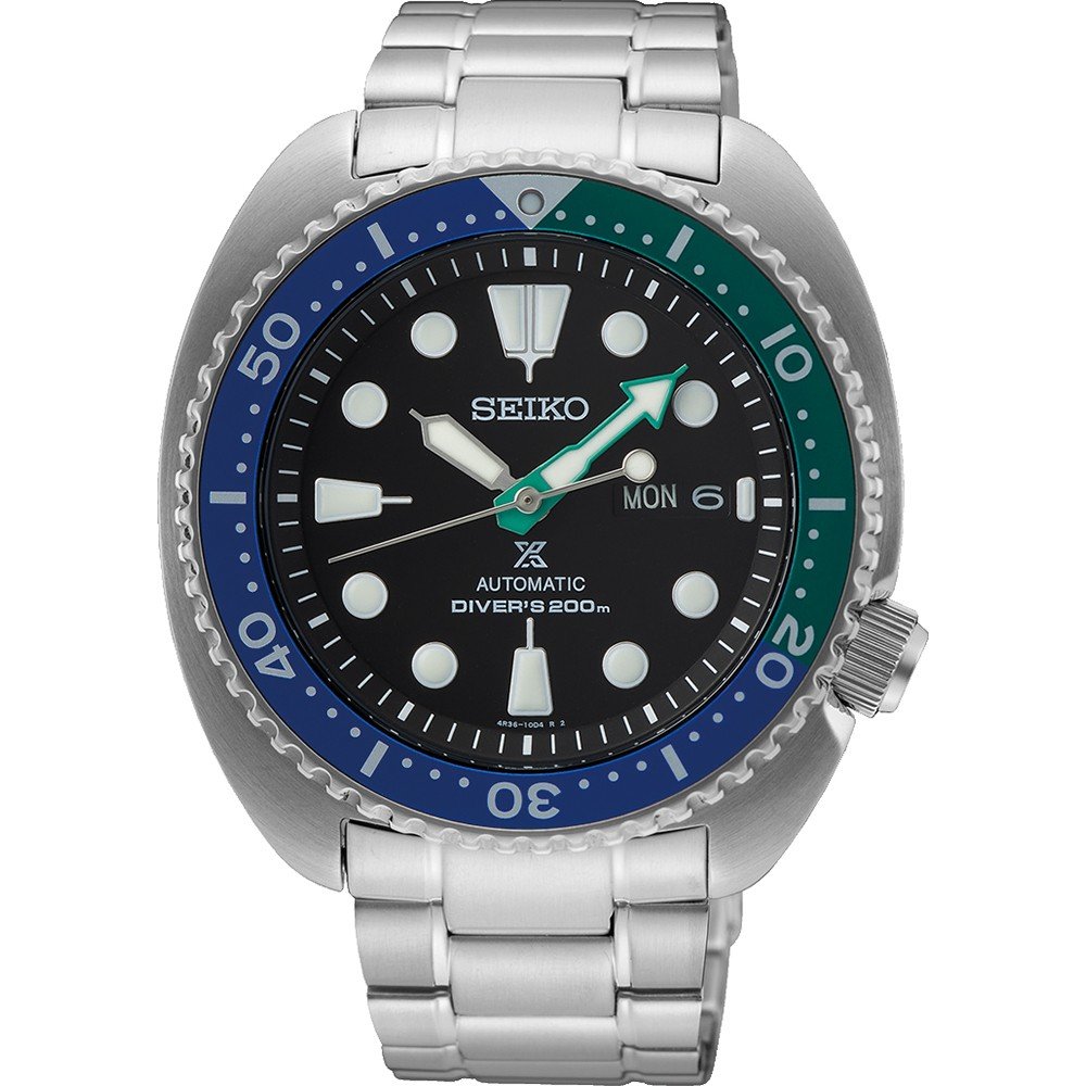 Orologio Uomo Seiko Prospex Automatico Tropical Lagoon Acciaio Blu Verde SRPJ35K1
