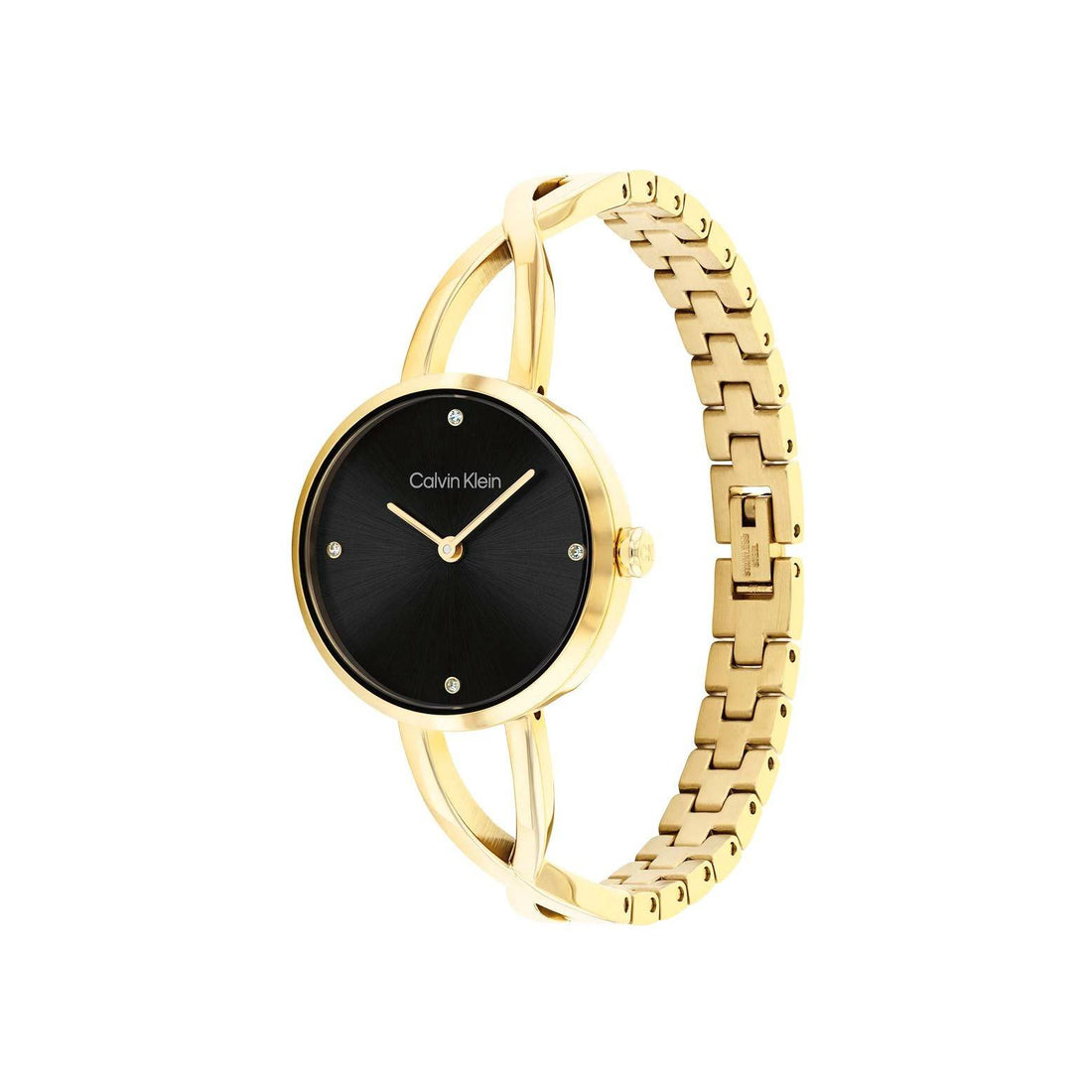 Orologio Donna Acciaio Calvin Klein Quarzo Solo Tempo Dorato Lucido 25100059