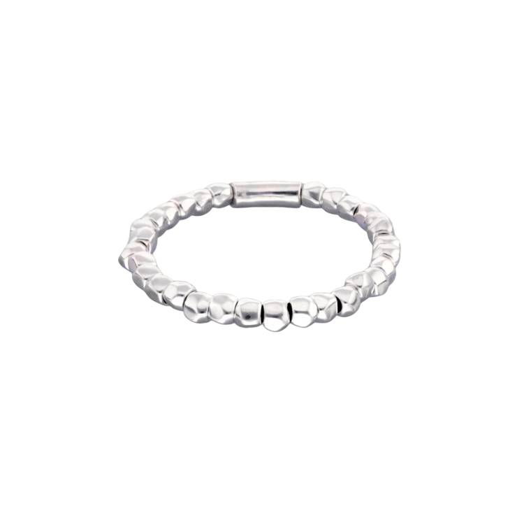 Bracciale Donna Uno De 50 Sfere Placcato Argento Elastico PUL2591MTL0000L