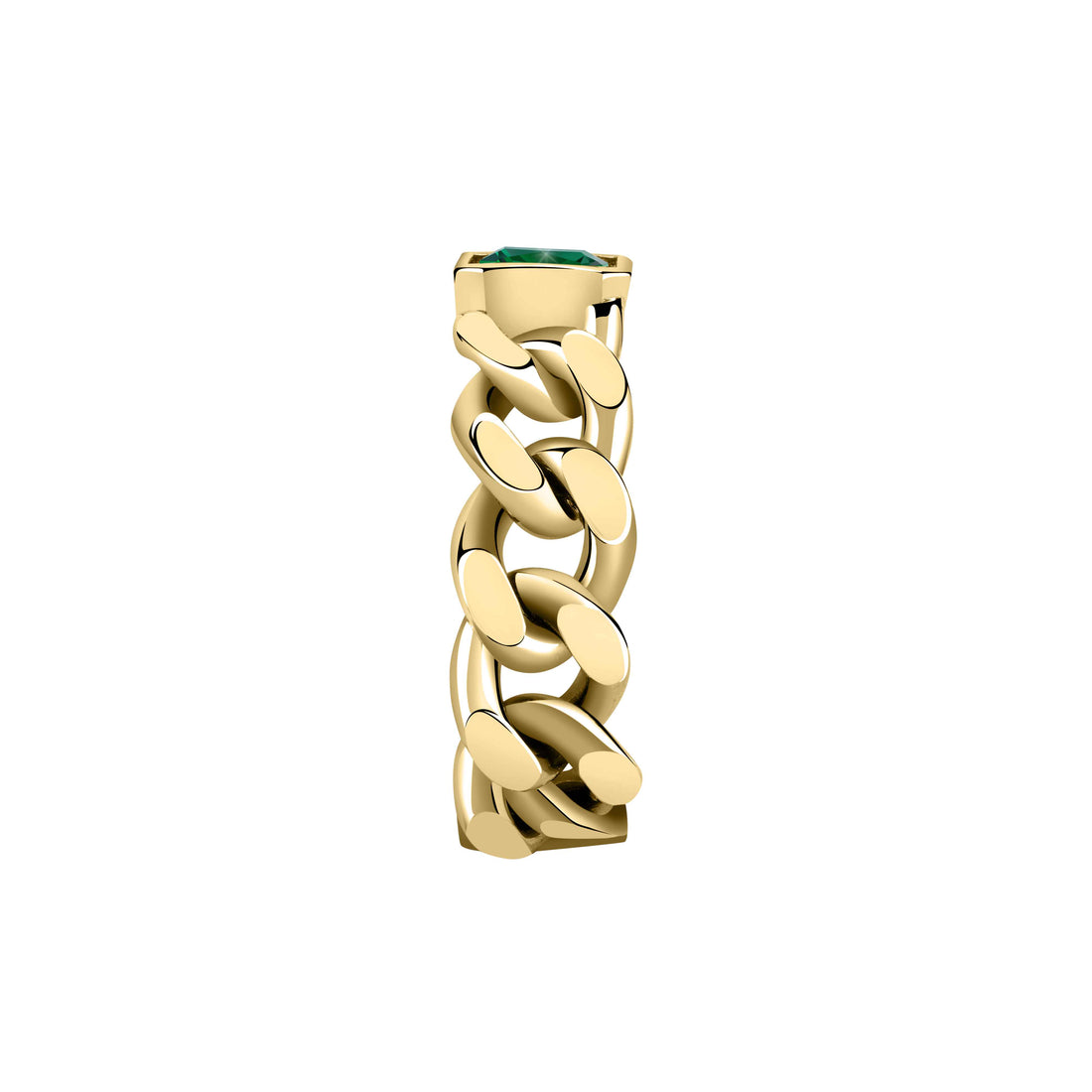 Anello Donna Chiara Ferragni a grumetta con Zircone Verde a forma rettangolare