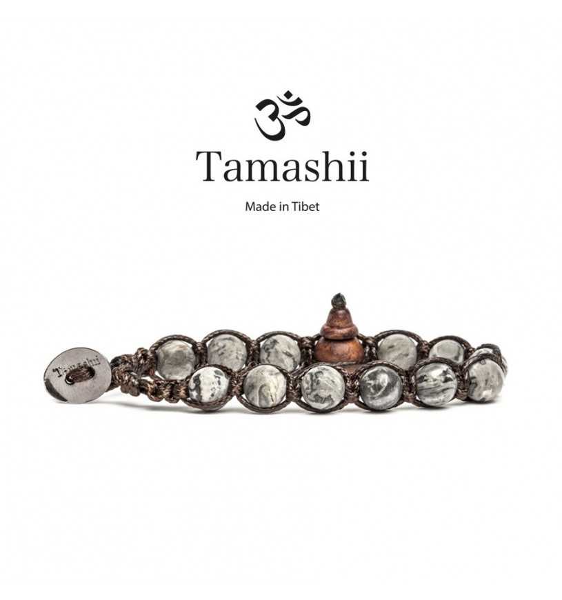 Bracciale Uomo Tamashii Pietra DIASPRO PICASSO Porta Fortuna BHS900-189
