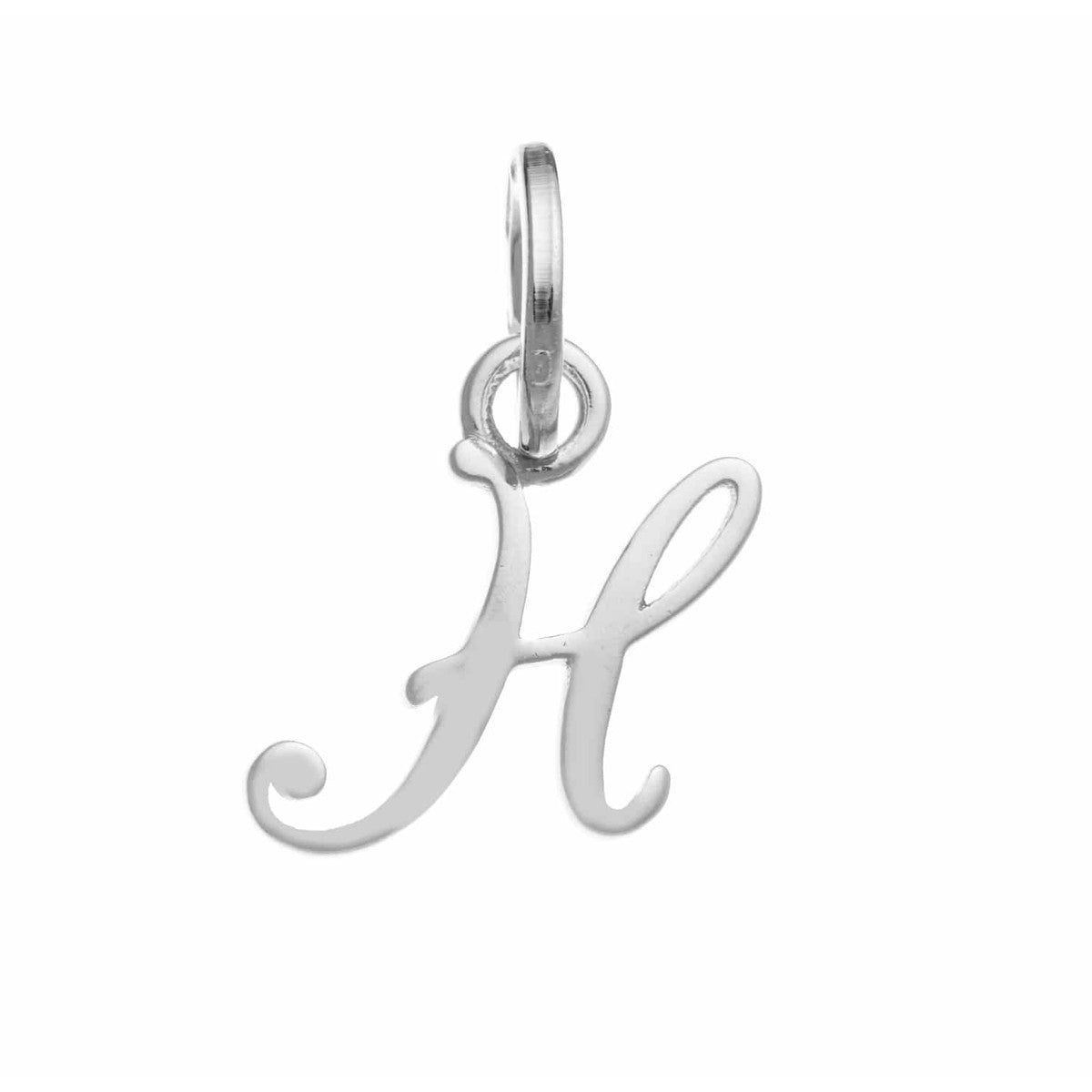 Charm Donna Giovanni Raspini Argento 925 Lettera H Juliet Realizzato A Mano 10727