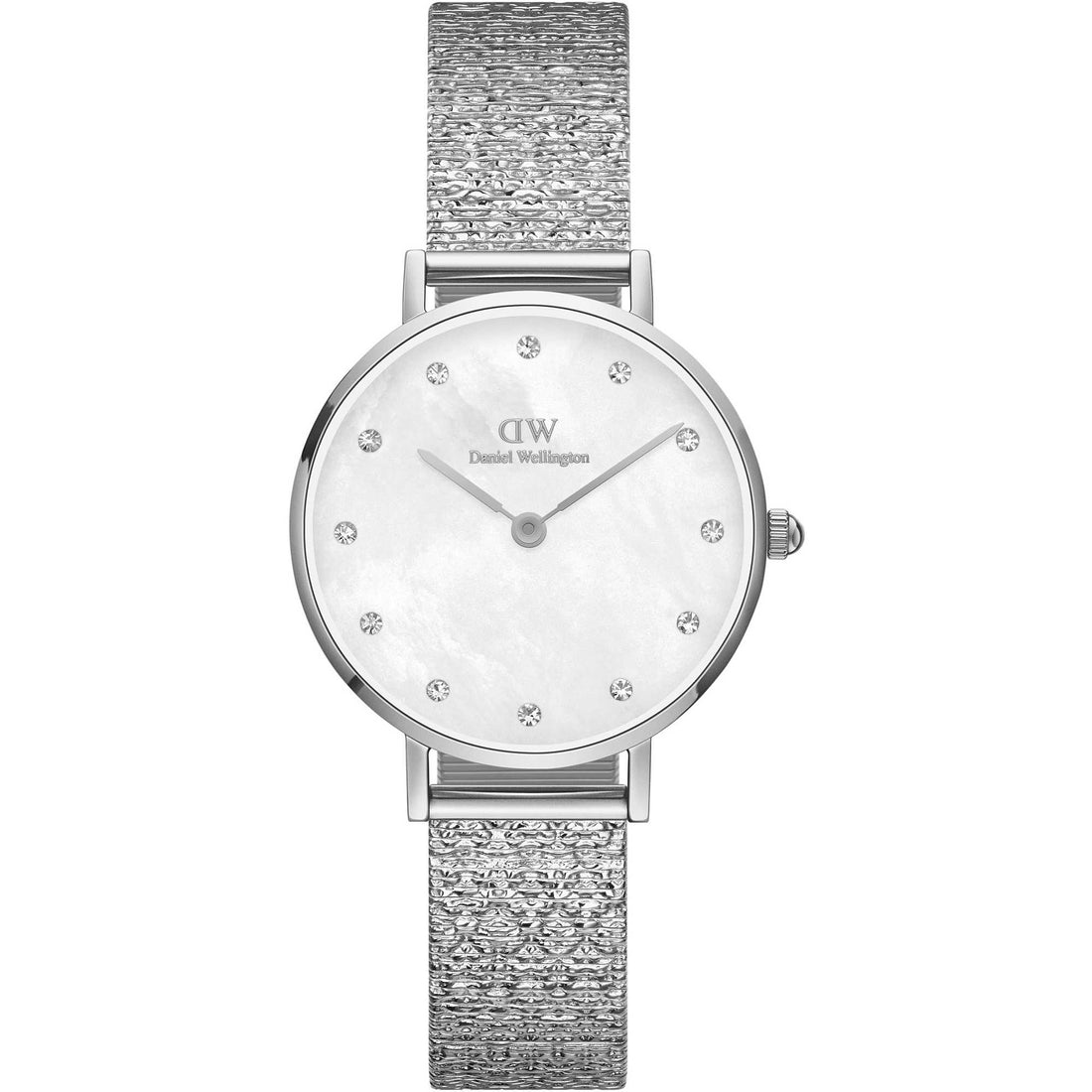 Orologio Donna Daniel Wellington Acciaio Petite 28 mm Madreperla Zirconi DW00100592