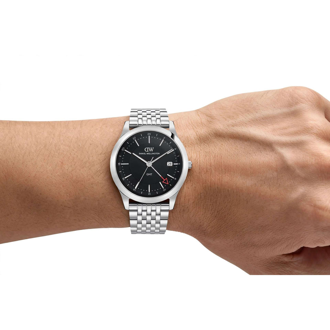 Orologio Uomo Daniel Wellington Pathfinder GMT Acciaio Nero DW00100978