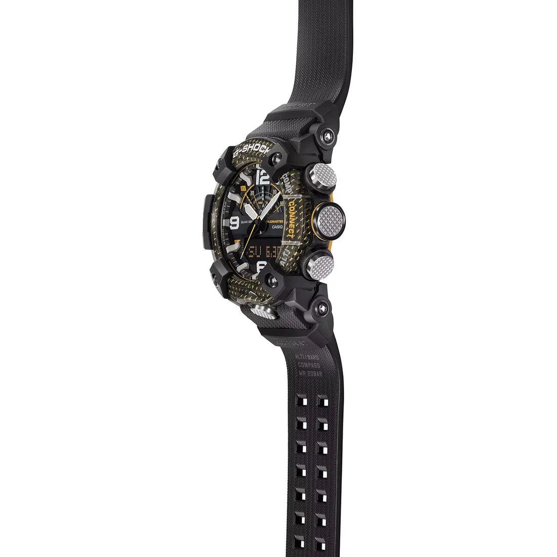 Orologio Uomo Casio G-SHOCK Mudmaster Nero Giallo Emergenza GG-B100Y-1AER