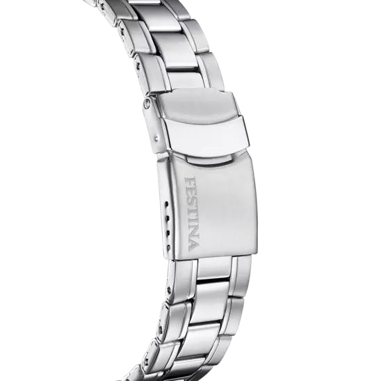 Orologio Uomo Festina Acciaio Quarzo Multifunzione Data Nero 10 ATM F20666/1