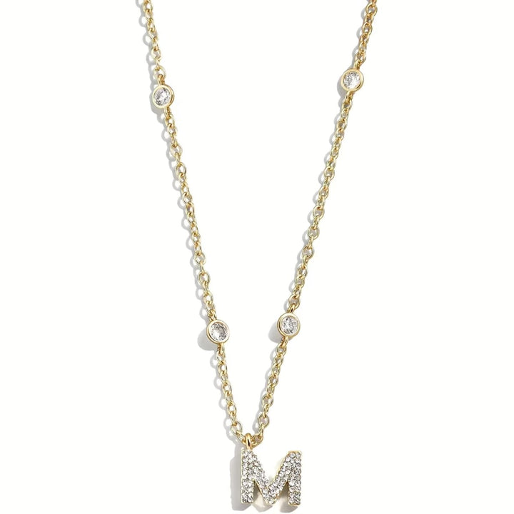 Collana Donna Liu Jo Acciaio Dorato iniziale M Catena Rollò LJ2670