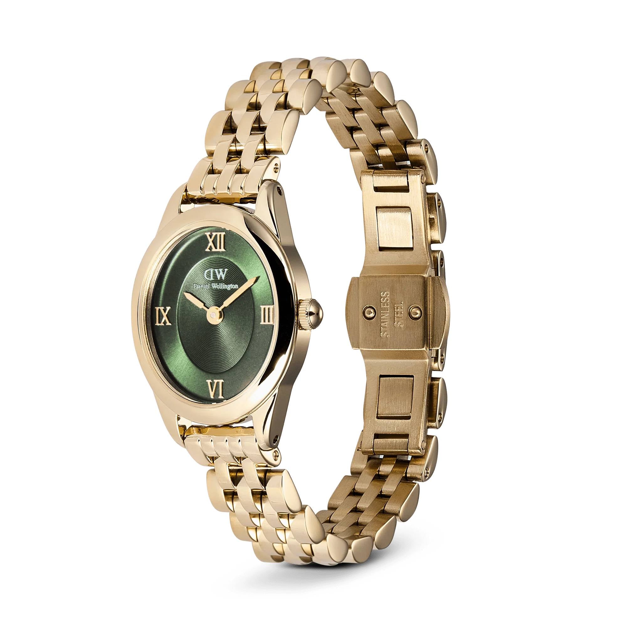 Orologio Donna Daniel Wellington Acciaio Dorato Ophelia Verde DW00100804