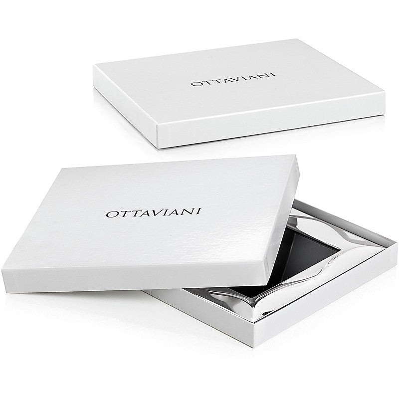 Portafoto Ottaviani Argento 999  Nascita Orsetto Beige 13x18 7017A