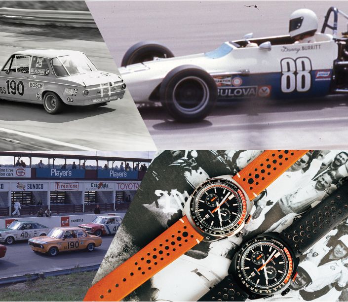 Orologio Uomo Bulova Racer Nero Edizione Speciale Pelle 98B428