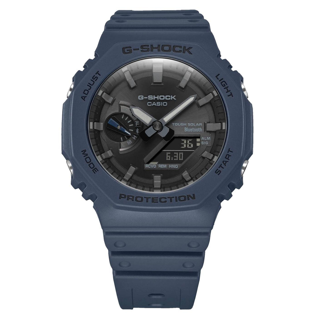 Orologio Uomo G-shock Casio Gomma Blu Carica Solare GA-B2100-2AER