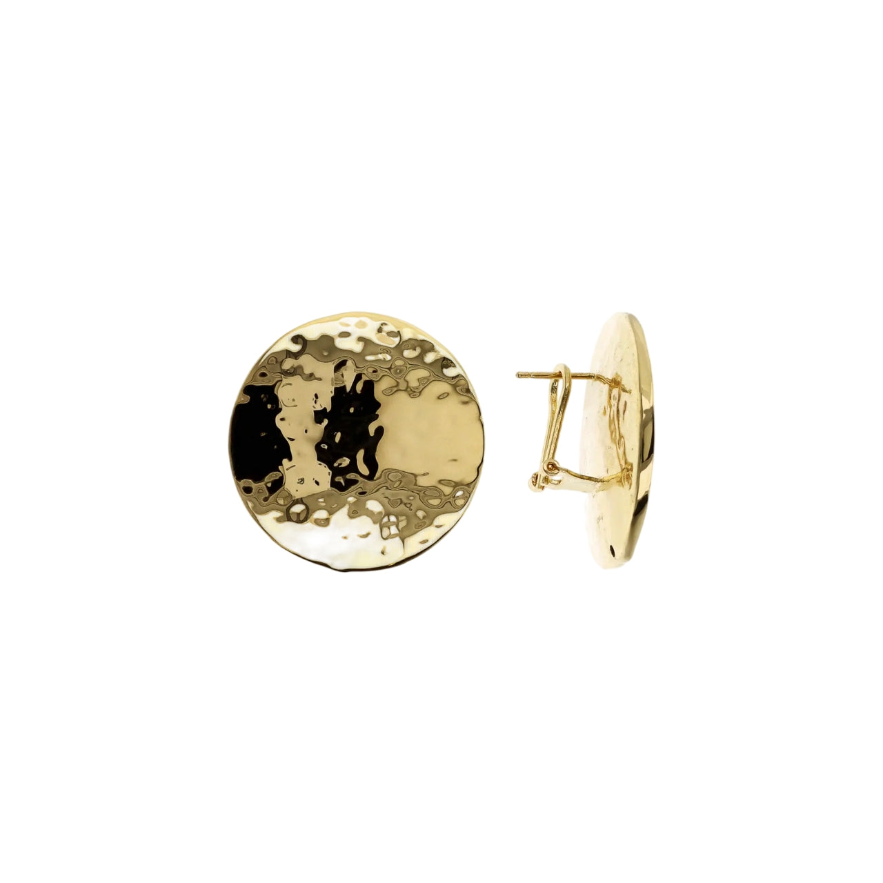 Orecchini Donna Etrusca Cerchi Bronzo Dorato Oro 18 KT WSET00734.YG