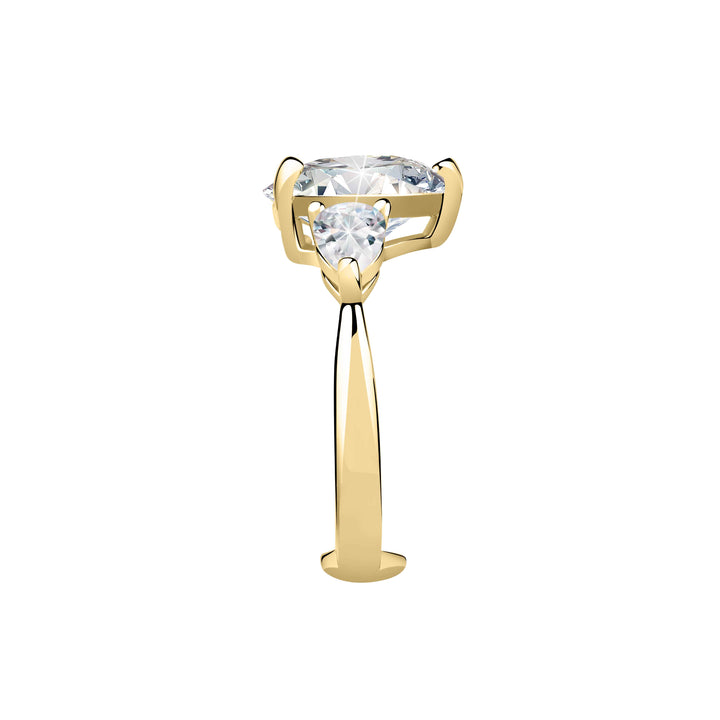 Anello Donna Chiara Ferragni con Zirconi Bianchi  a forma di cuore