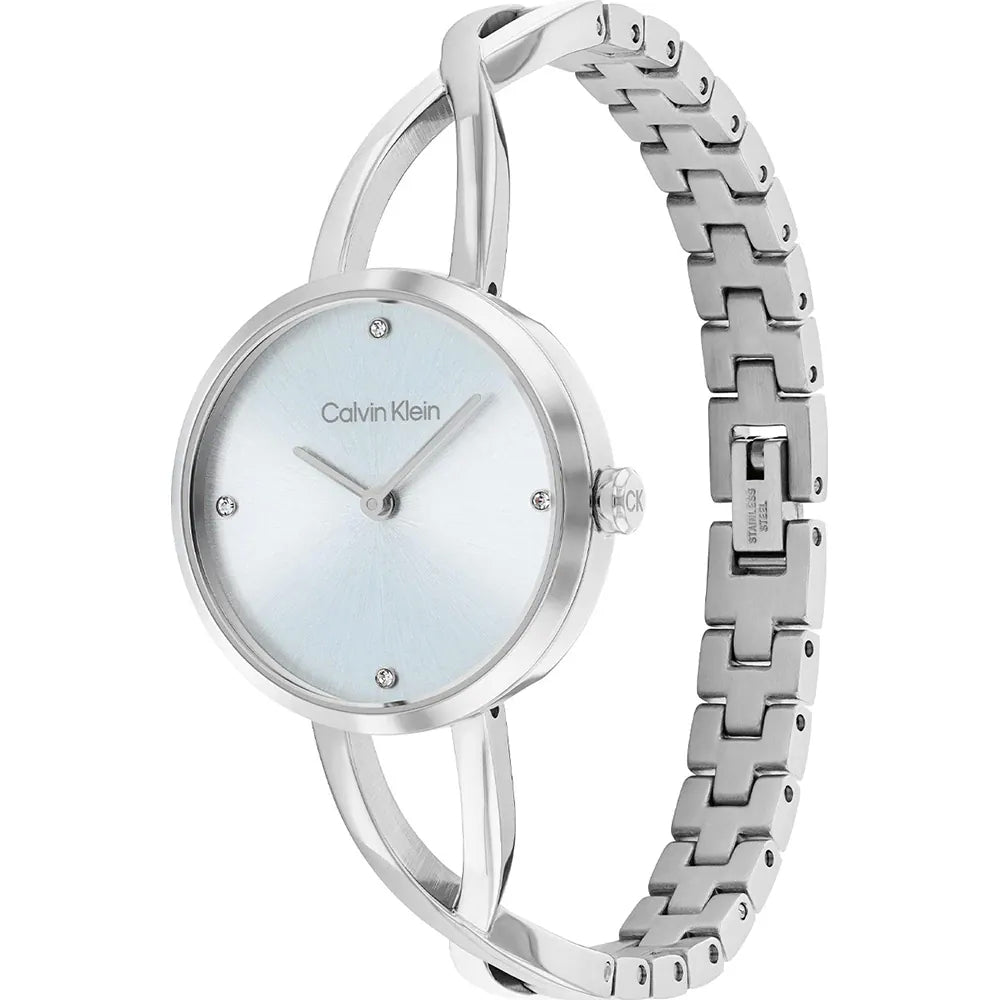 Orologio Donna Acciaio Calvin Klein Quarzo Solo Tempo  Lucido 25100058
