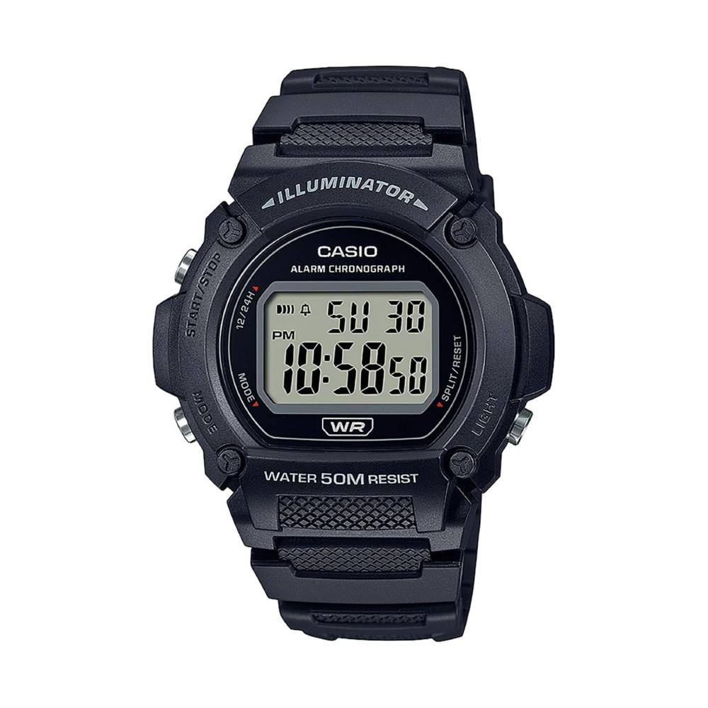 Orologio Bimbo Casio  Digitale nero Quarzo Cronografo Sveglia Timer W-219H-1AVEF