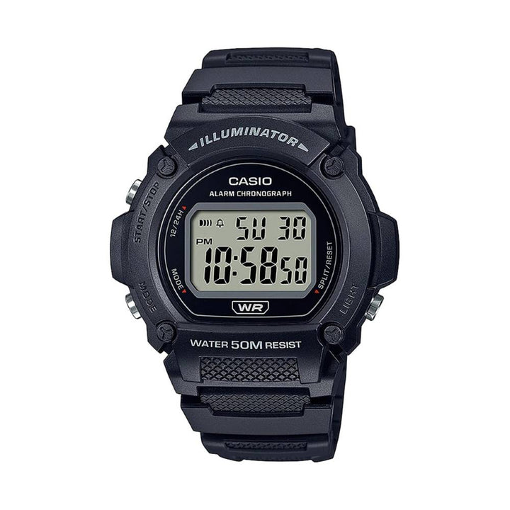 Orologio Bimbo Casio  Digitale nero Quarzo Cronografo Sveglia Timer W-219H-1AVEF