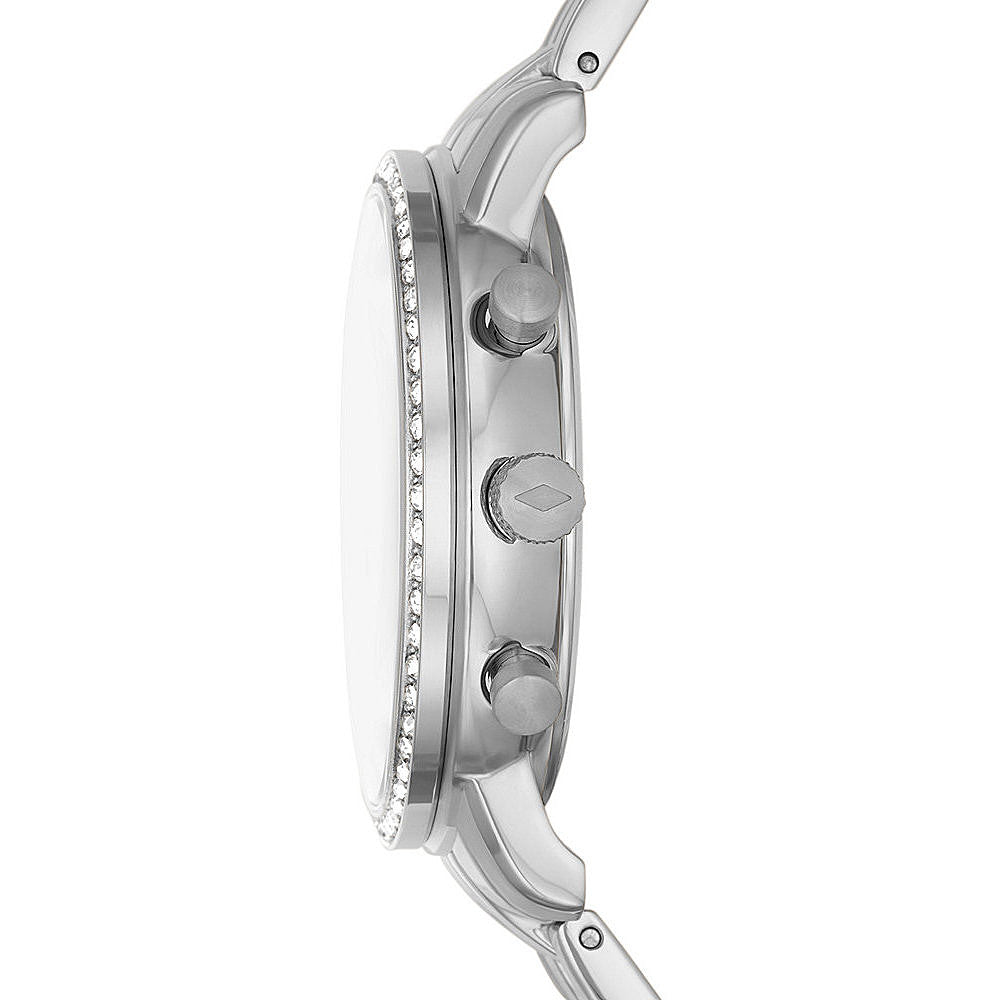 Orologio Donna Quarzo Crono Con Datario E Ghiera Zirconata ES5217