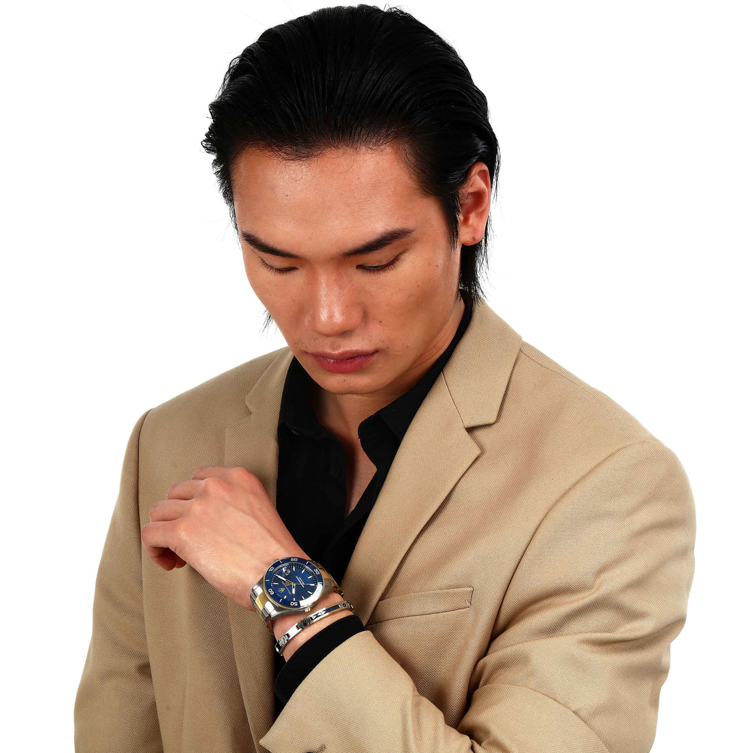Special Box Orologio Bracciale Uomo Maserati Acciaio Bicolore Ceramica R8873600007
