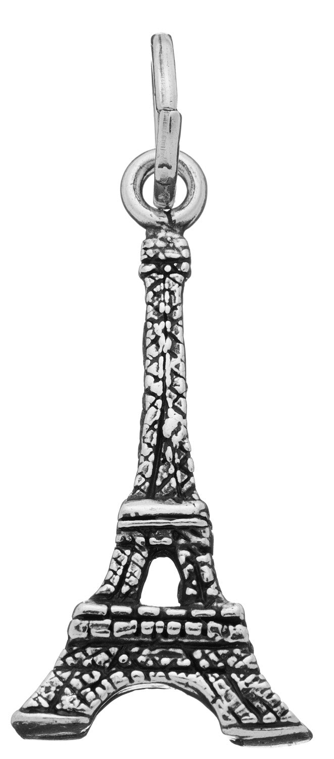 Charm Unisex Giovanni Raspini Argento 925 Tour Eiffel Realizzato A Mano 09329
