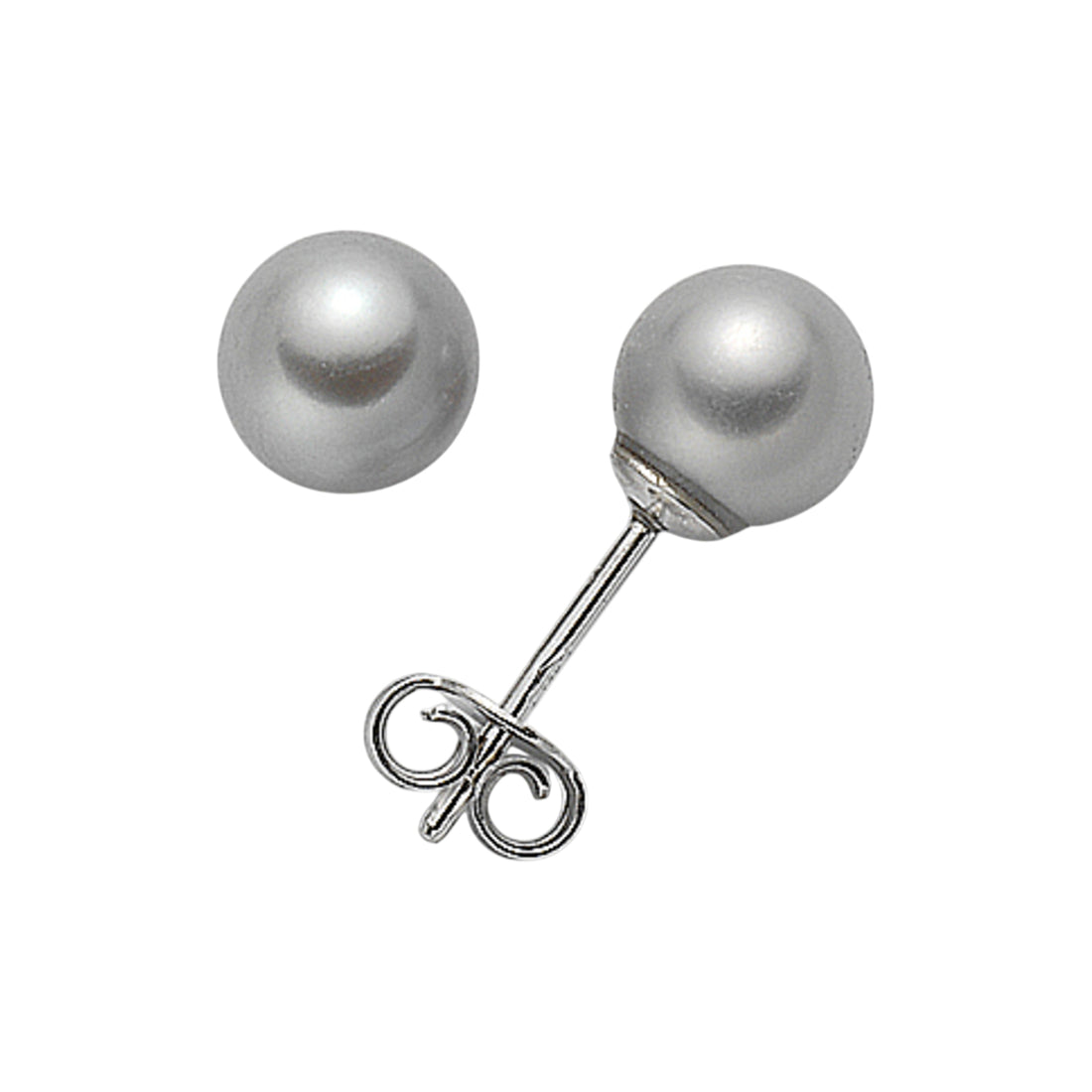 Orecchini Donna Mikiko Oro 9 Kt Perla 5,5-6 mm Grigia MM0030R4FAGR055