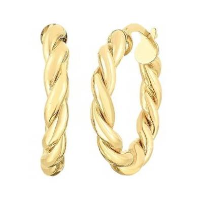 Orecchini Donna Liu Jo Dorato Cerchio LJ2408