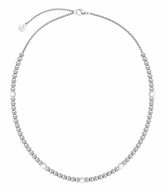 Collana Donna Liu Jo Acciaio Silver Sfere LJ2985