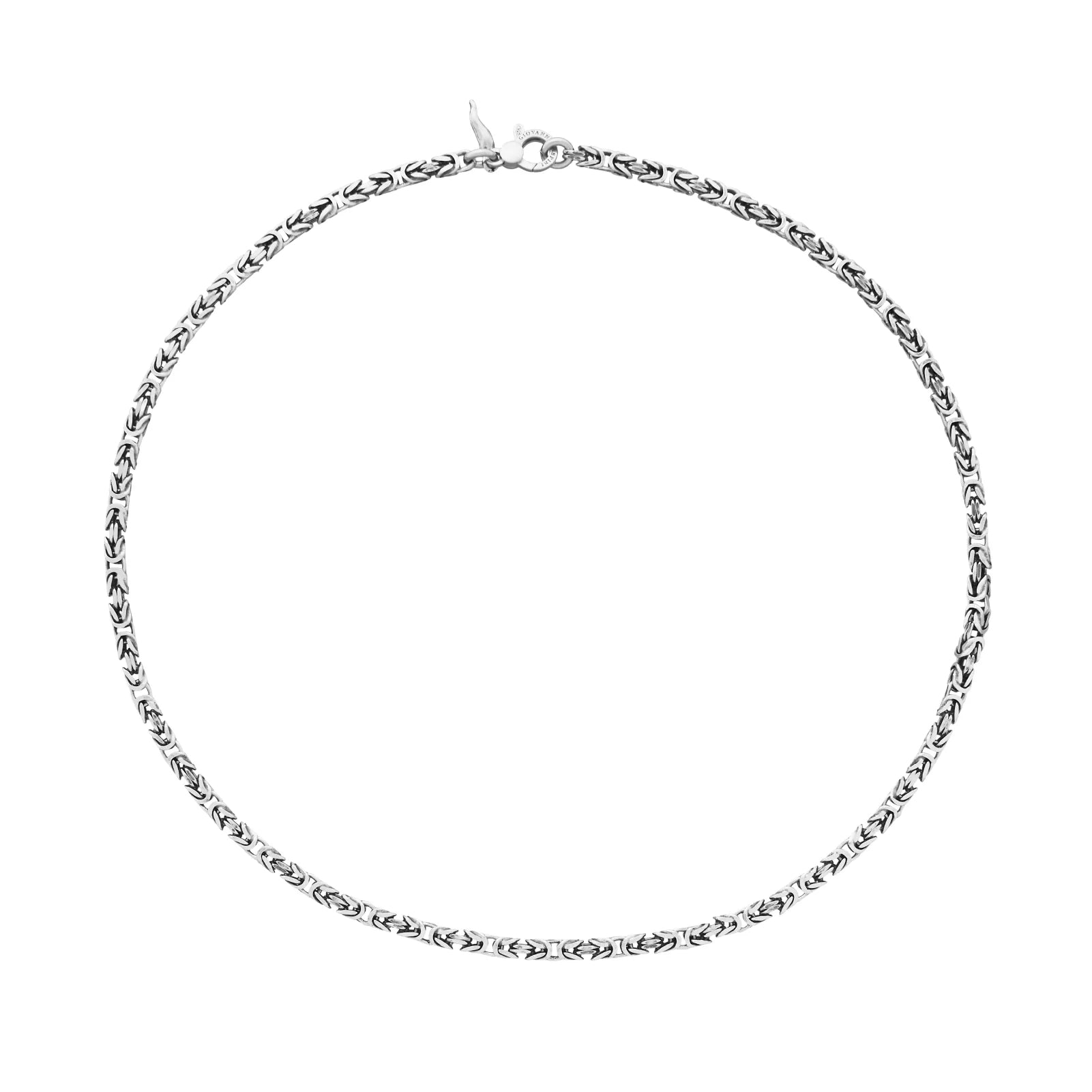 Collana Donna Giovanni Raspini Argento 925 Catena Bizantina Grande 12238