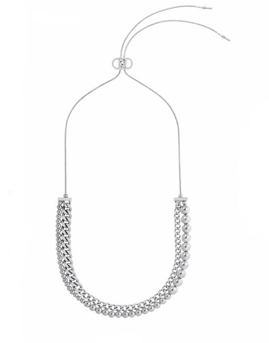 Collana Donna Liu Jo Acciaio Silver Sfere LJ3047