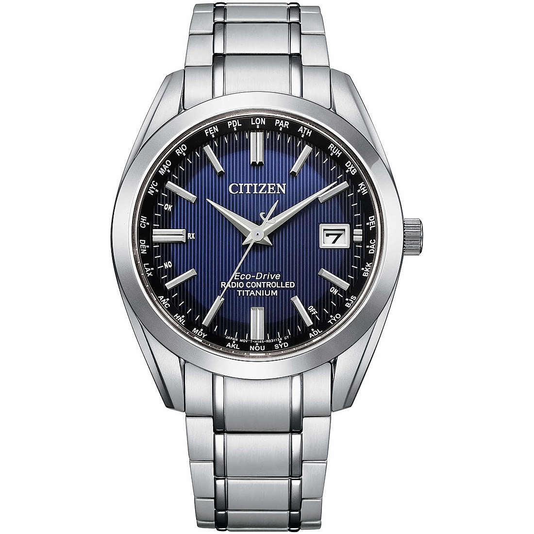 Orologio Uomo CITIZEN Elegance Radio Controllato Eco Drive Data CB0260-81L