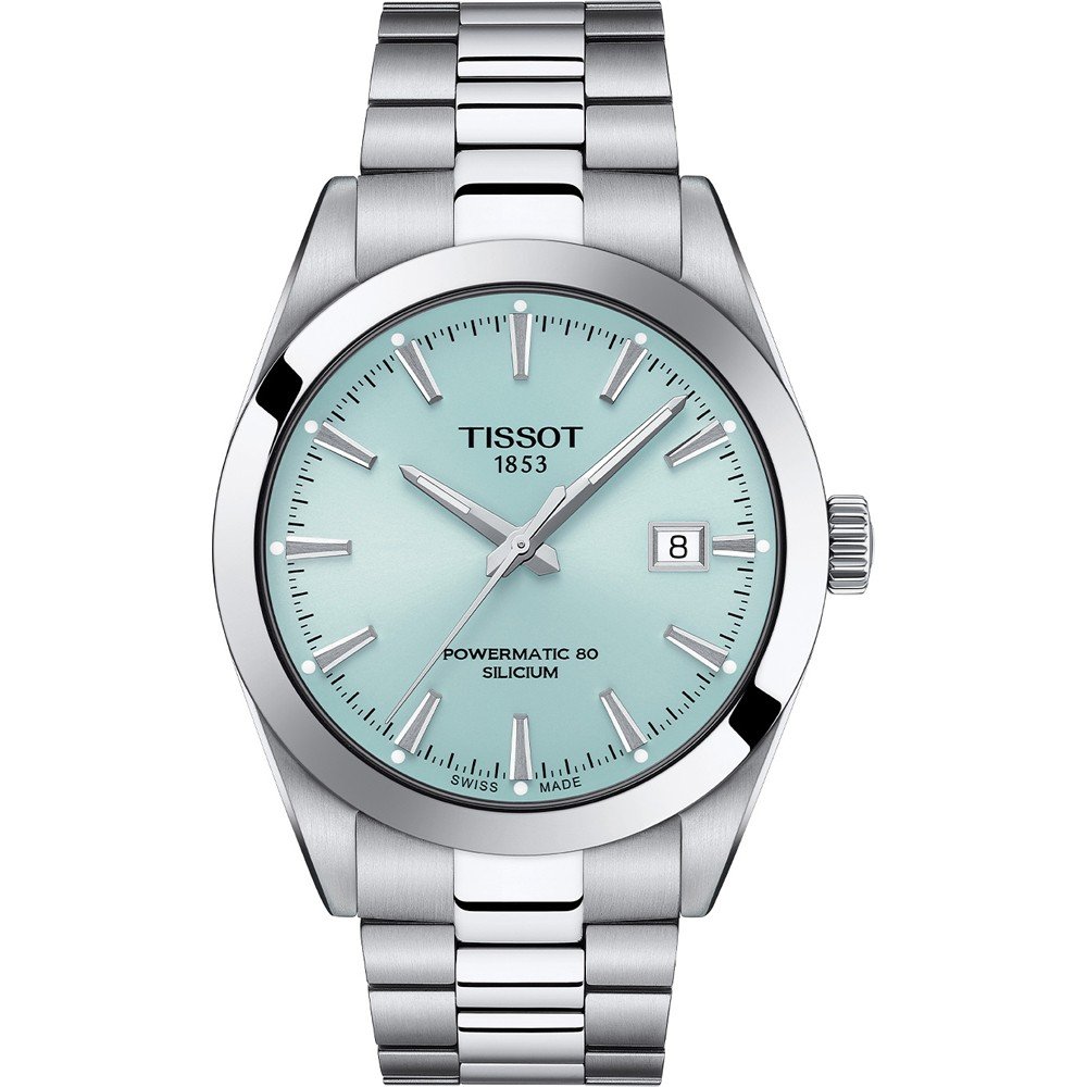 Orologio Uomo Tissot Automatico Turchese Gentleman Powermatic T1274071135100