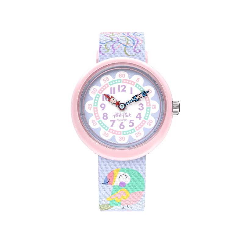 Special Box Orologio Bambina Swatch Flik Flak Color In Pastel ZFBNP231